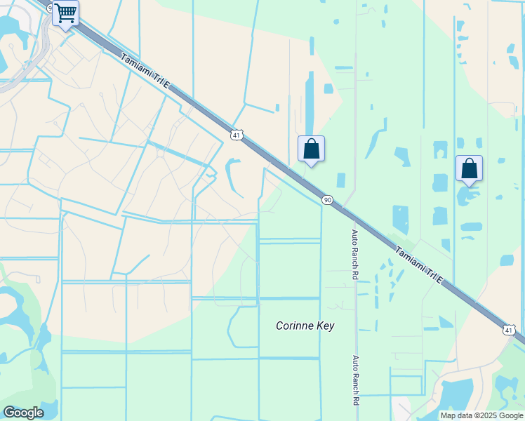 map of restaurants, bars, coffee shops, grocery stores, and more near 15000 Tamiami Trail East in Naples