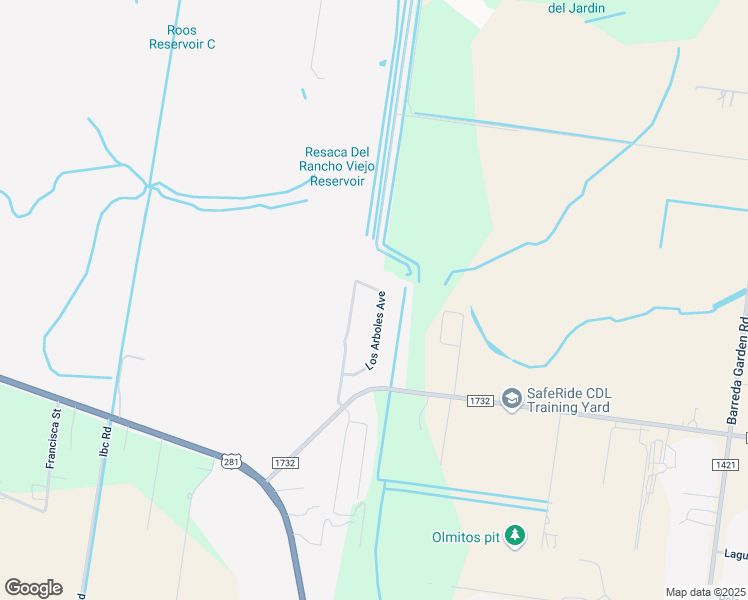 map of restaurants, bars, coffee shops, grocery stores, and more near 5322 Los Arboles in Brownsville