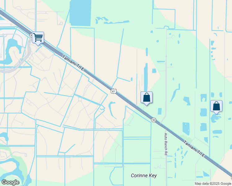 map of restaurants, bars, coffee shops, grocery stores, and more near 14790 Tamiami Trail East in Naples