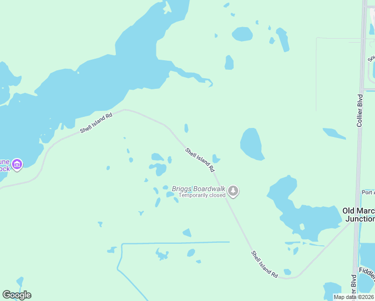 map of restaurants, bars, coffee shops, grocery stores, and more near Shell Island Road in Naples