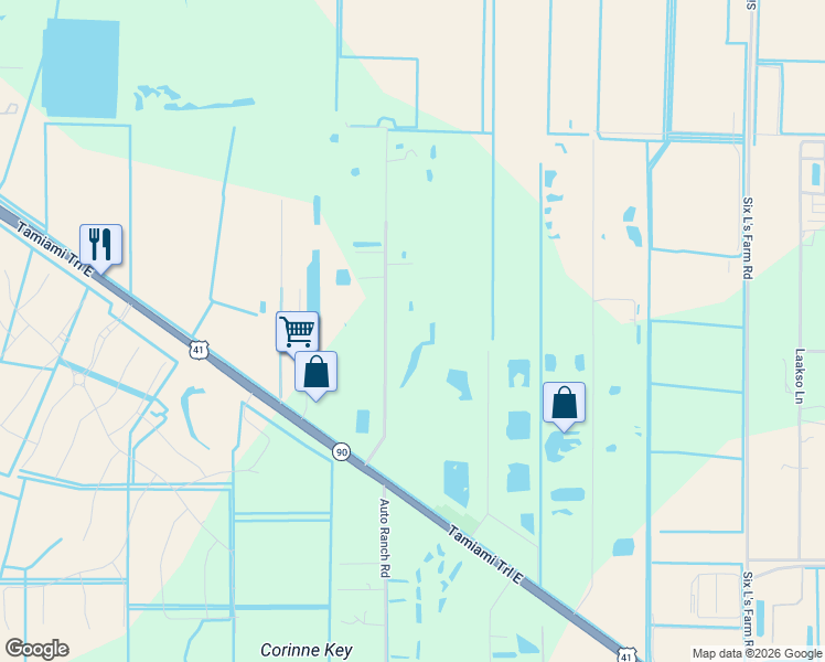 map of restaurants, bars, coffee shops, grocery stores, and more near 11380 Trinity Place in Naples