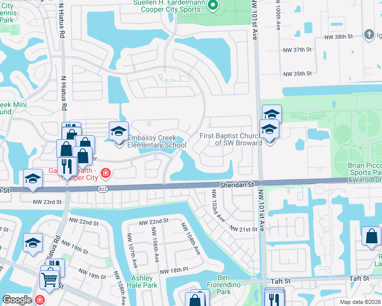 map of restaurants, bars, coffee shops, grocery stores, and more near 2771 La Paz Avenue in Hollywood