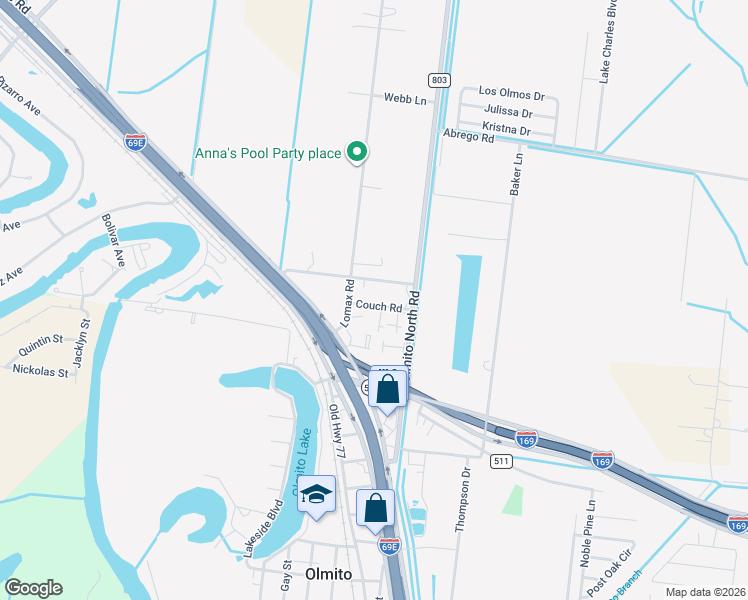 map of restaurants, bars, coffee shops, grocery stores, and more near 1725 Couch Road in San Benito