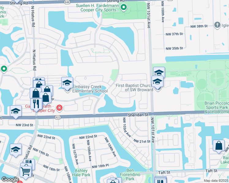 map of restaurants, bars, coffee shops, grocery stores, and more near 2771 La Paz Avenue in Hollywood