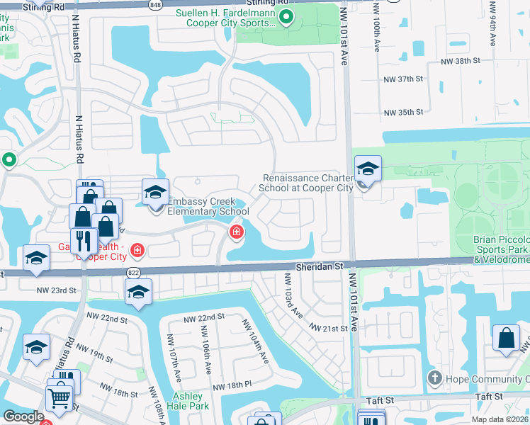 map of restaurants, bars, coffee shops, grocery stores, and more near 2791 La Paz Avenue in Hollywood