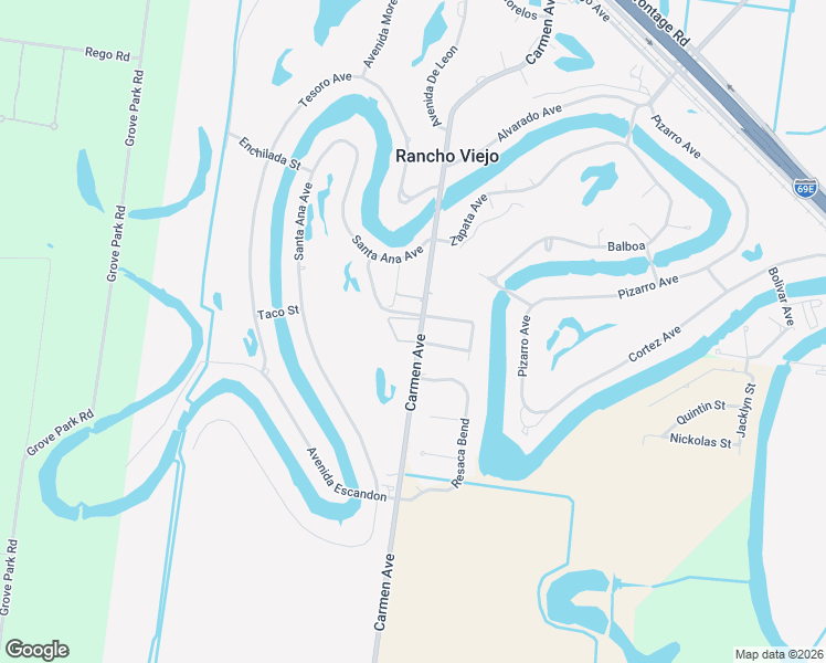 map of restaurants, bars, coffee shops, grocery stores, and more near 655 Rancho Escondido Drive in Rancho Viejo
