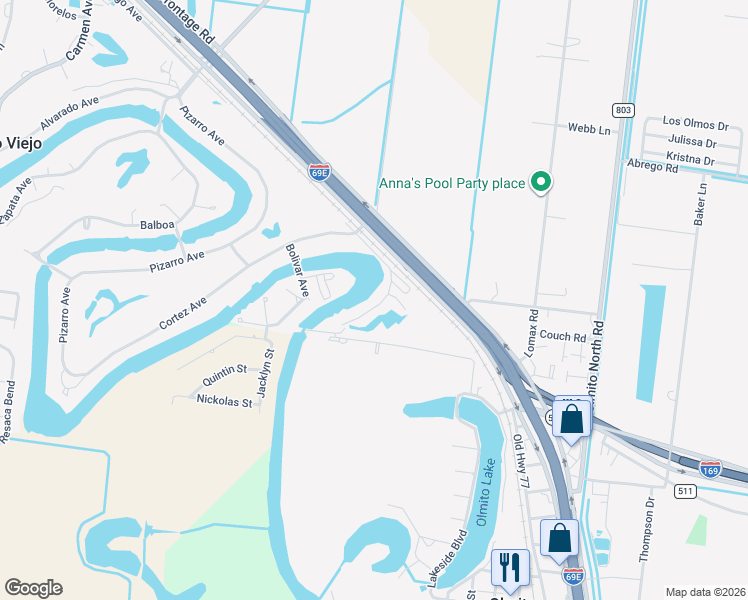 map of restaurants, bars, coffee shops, grocery stores, and more near 2230 El Dorado Avenue in Rancho Viejo