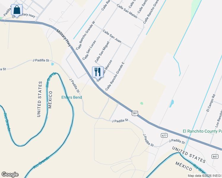 map of restaurants, bars, coffee shops, grocery stores, and more near 20000 U.S. 281 in San Benito