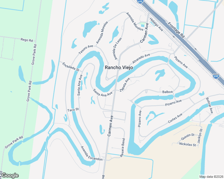 map of restaurants, bars, coffee shops, grocery stores, and more near 101 Santa Ana Avenue in Rancho Viejo