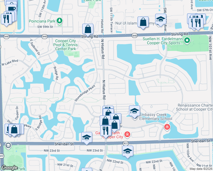 map of restaurants, bars, coffee shops, grocery stores, and more near 3368 Lincoln Way in Hollywood
