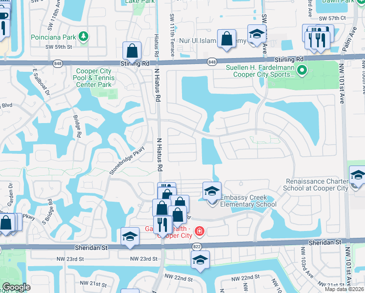 map of restaurants, bars, coffee shops, grocery stores, and more near 11063 Topeka Place in Hollywood