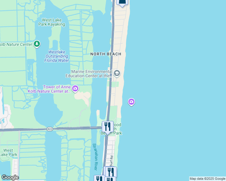 map of restaurants, bars, coffee shops, grocery stores, and more near in Hollywood