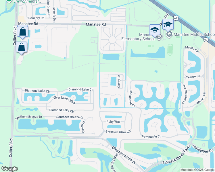 map of restaurants, bars, coffee shops, grocery stores, and more near 299 Eagle Road in Naples