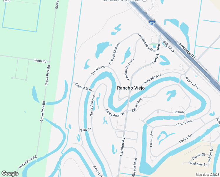 map of restaurants, bars, coffee shops, grocery stores, and more near 701 Santa Ana Ave in Rancho Viejo