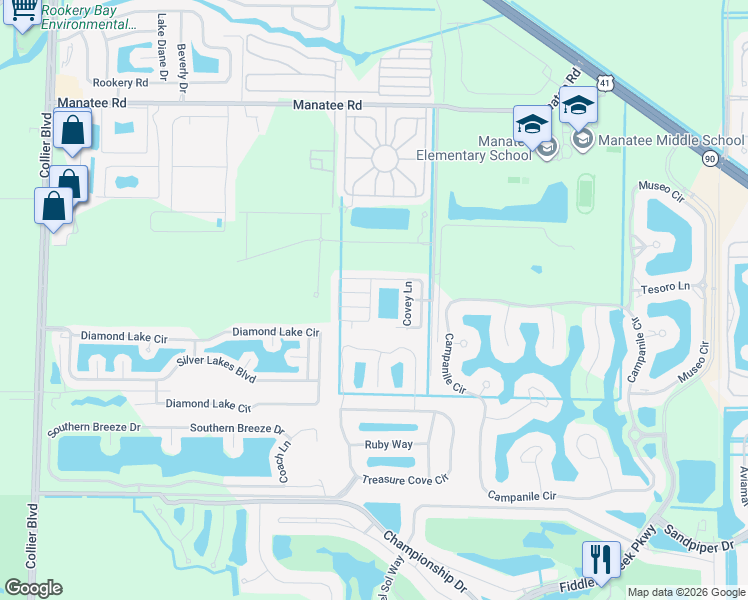 map of restaurants, bars, coffee shops, grocery stores, and more near 238 Eagle Road in Naples