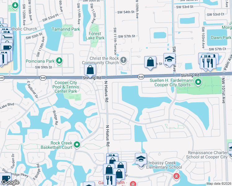 map of restaurants, bars, coffee shops, grocery stores, and more near 4022 Trenton Avenue in Hollywood