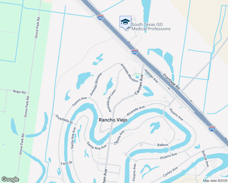map of restaurants, bars, coffee shops, grocery stores, and more near 618 Avenida De Leon in Rancho Viejo