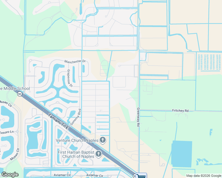 map of restaurants, bars, coffee shops, grocery stores, and more near 10461 Majestic Circle in Naples