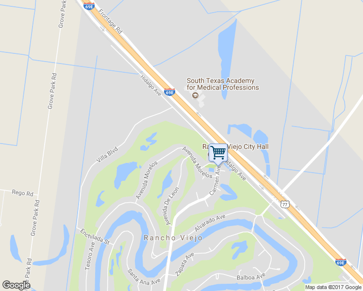 map of restaurants, bars, coffee shops, grocery stores, and more near 421 Avenida Morelos in Olmito