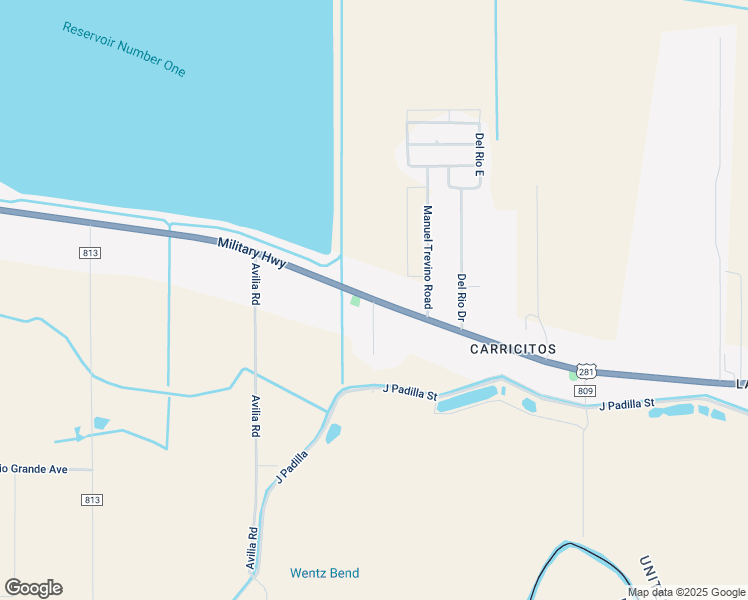 map of restaurants, bars, coffee shops, grocery stores, and more near Military Highway in San Benito
