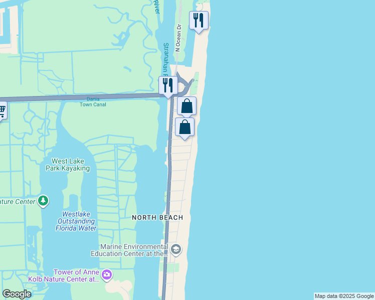 map of restaurants, bars, coffee shops, grocery stores, and more near 312 Elm Street in Hollywood