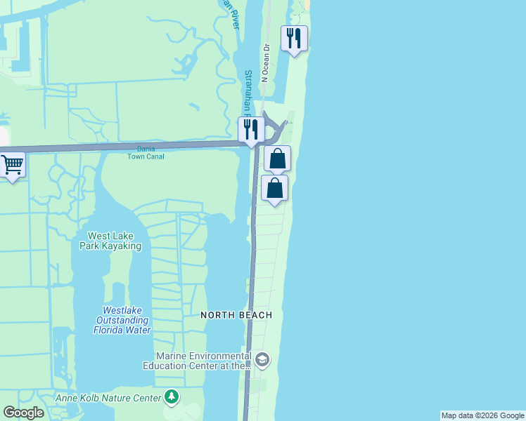 map of restaurants, bars, coffee shops, grocery stores, and more near 312 Elm Street in Hollywood