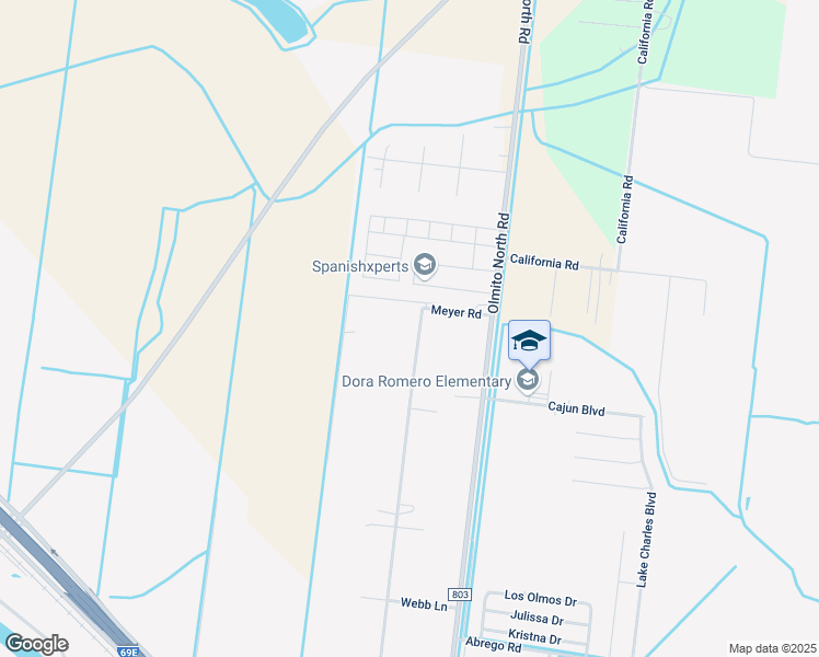 map of restaurants, bars, coffee shops, grocery stores, and more near 9875 Lomax Road in San Benito