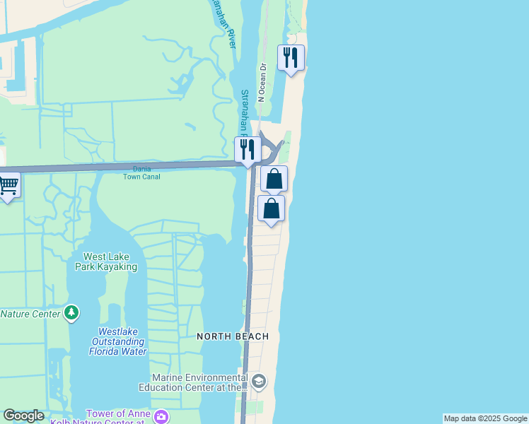 map of restaurants, bars, coffee shops, grocery stores, and more near 319 Desoto Street in Hollywood