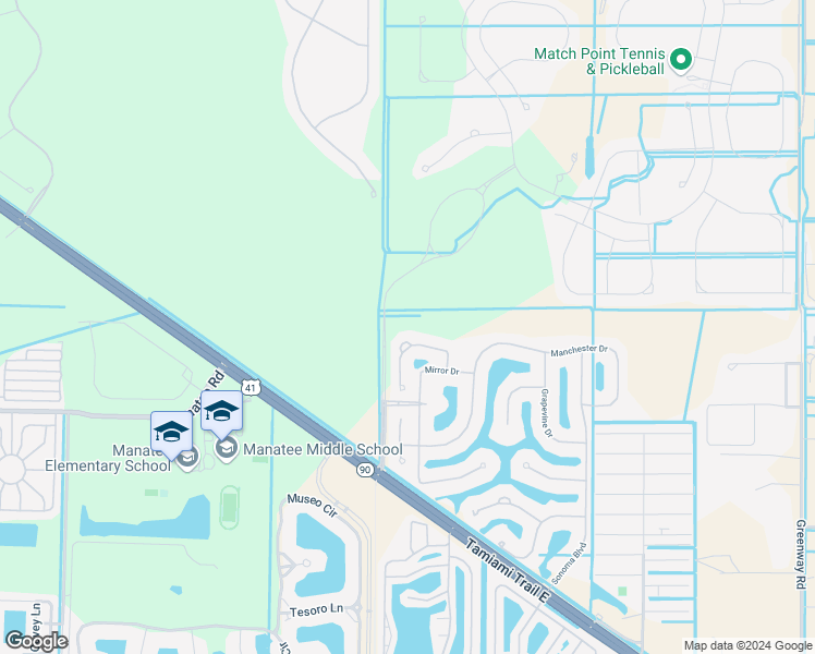 map of restaurants, bars, coffee shops, grocery stores, and more near 14019 Mirror Court in Naples