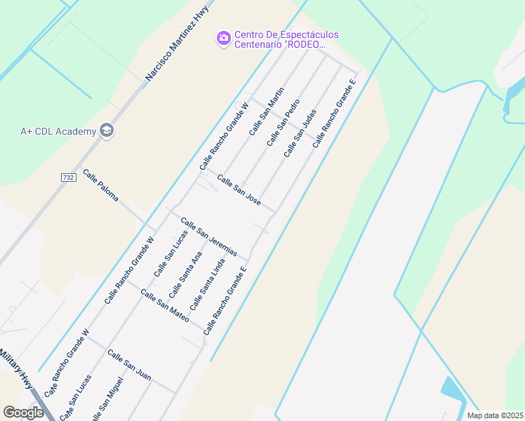 map of restaurants, bars, coffee shops, grocery stores, and more near 554 Calle San Jose in San Benito