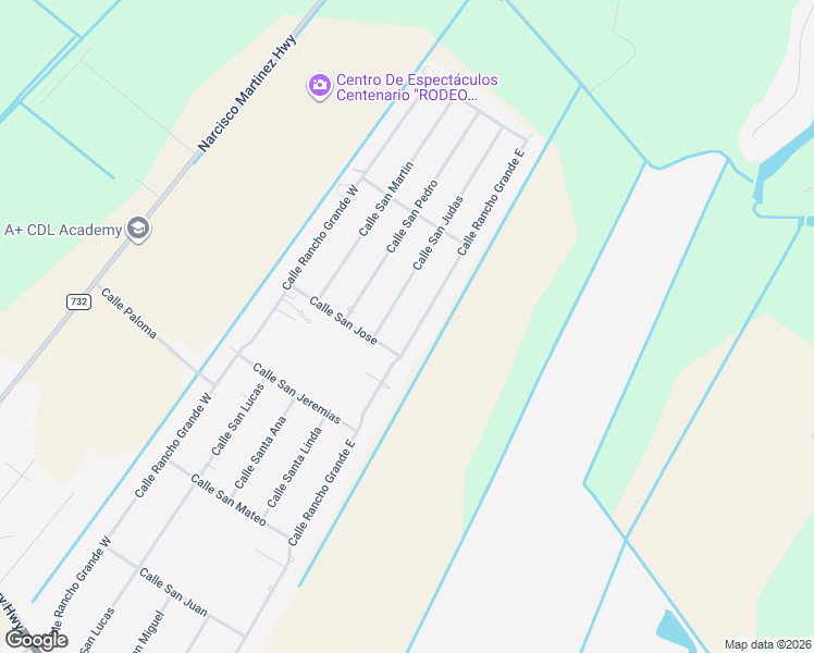 map of restaurants, bars, coffee shops, grocery stores, and more near 554 Calle San Jose in San Benito