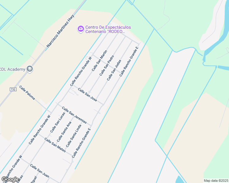 map of restaurants, bars, coffee shops, grocery stores, and more near 554 Calle San Jose in San Benito