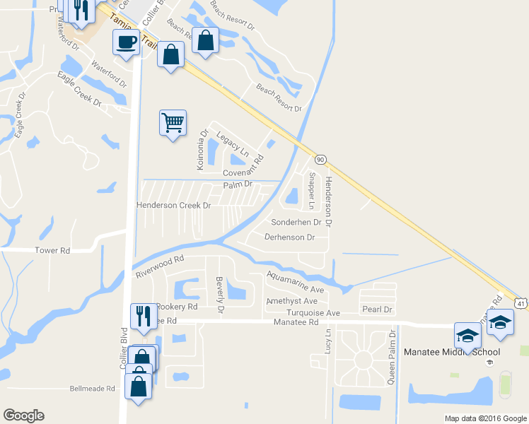 map of restaurants, bars, coffee shops, grocery stores, and more near 14 Sonderhen Circle in Naples