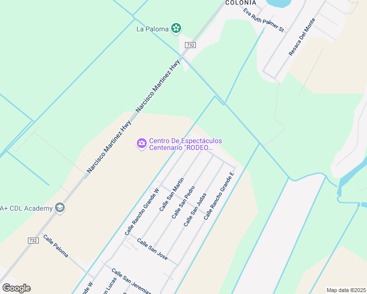 map of restaurants, bars, coffee shops, grocery stores, and more near 1791 Calle Rancho Grande West in San Benito
