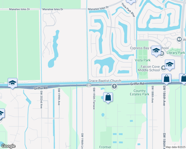 map of restaurants, bars, coffee shops, grocery stores, and more near 4486 West Whitewater Avenue in Weston