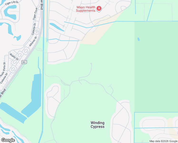 map of restaurants, bars, coffee shops, grocery stores, and more near 7281 Clamshell Lane in Naples