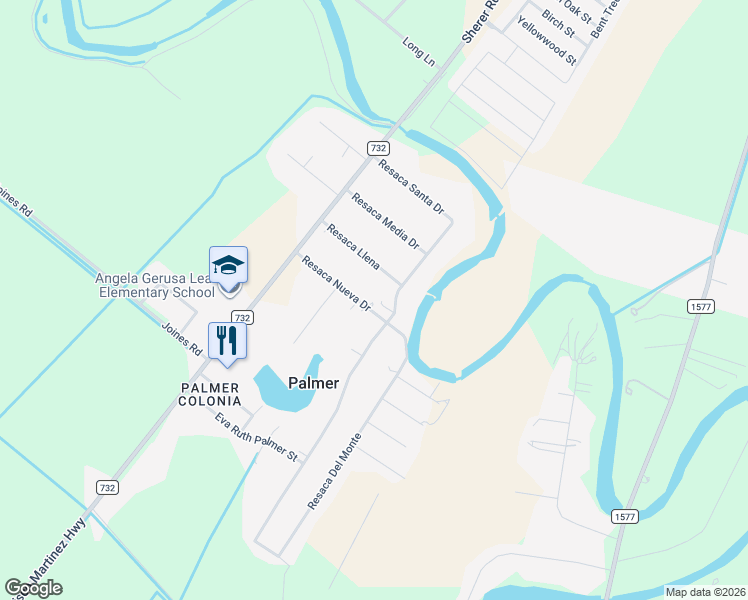 map of restaurants, bars, coffee shops, grocery stores, and more near 33643 Resaca Nueva in San Benito