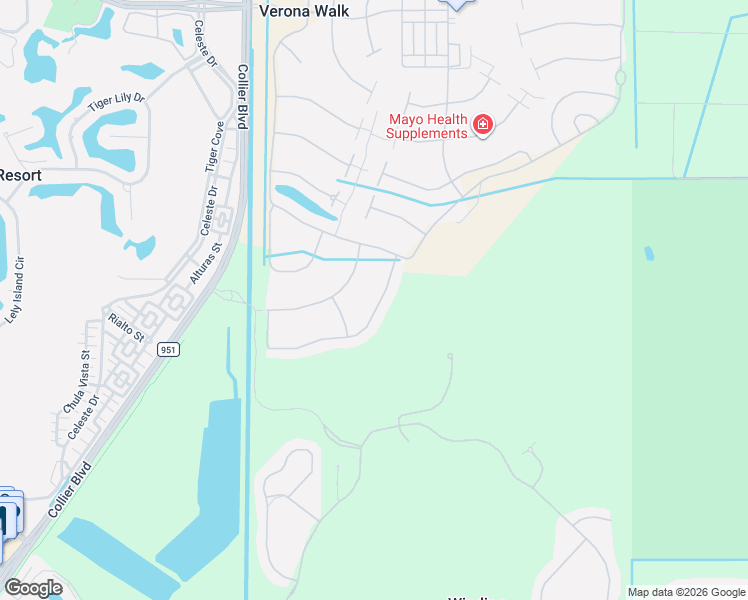 map of restaurants, bars, coffee shops, grocery stores, and more near 8445 Karina Court in Naples