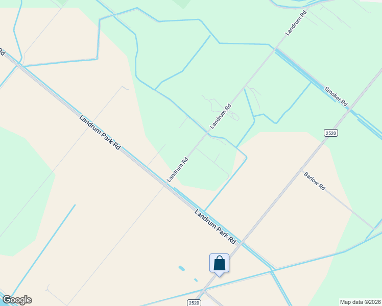 map of restaurants, bars, coffee shops, grocery stores, and more near Landrum Road in San Benito