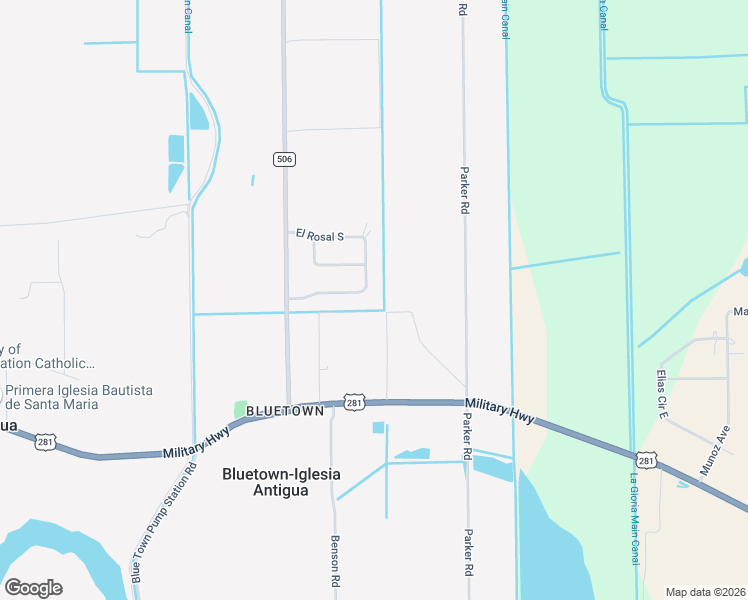 map of restaurants, bars, coffee shops, grocery stores, and more near 12680 El Rosal South in La Feria