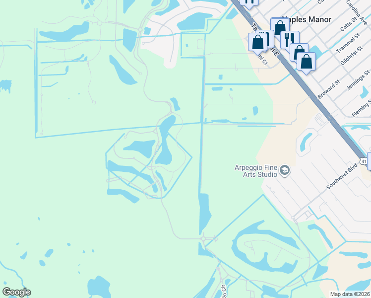 map of restaurants, bars, coffee shops, grocery stores, and more near 9578 Firenze Circle in Naples