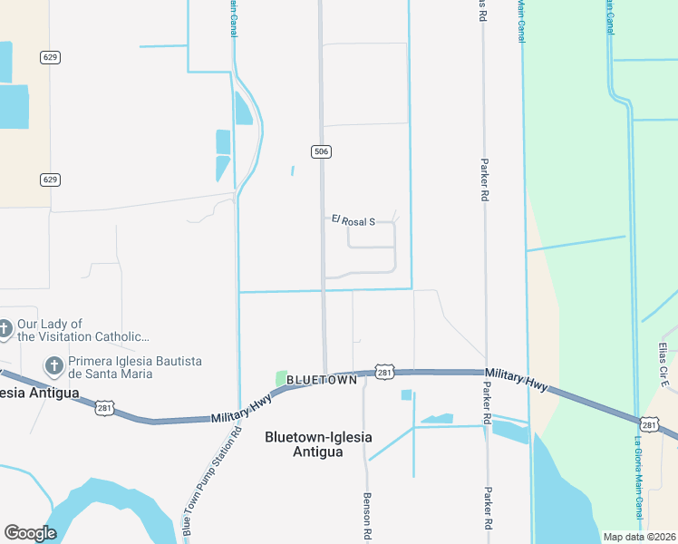 map of restaurants, bars, coffee shops, grocery stores, and more near 33115 Farm to Market 506 in La Feria