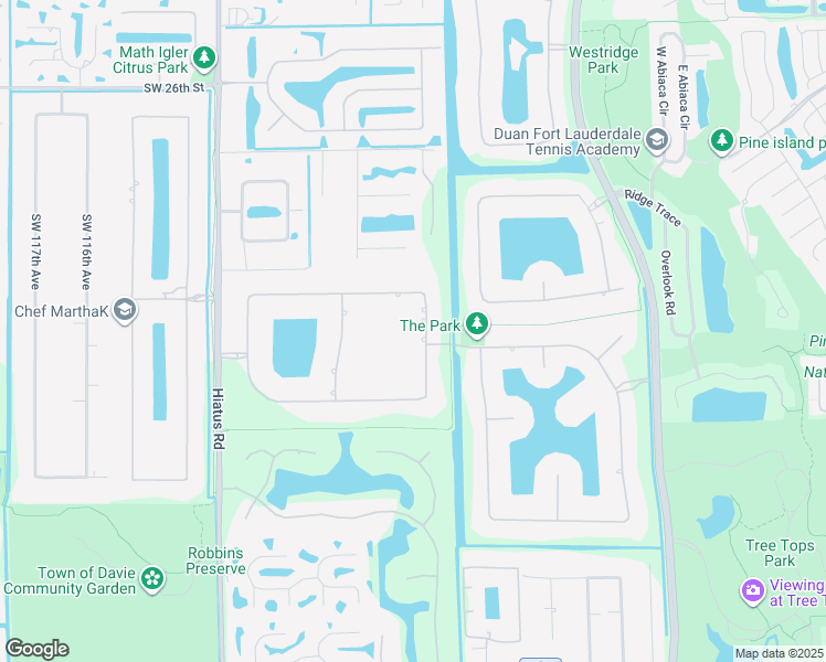 map of restaurants, bars, coffee shops, grocery stores, and more near 3413 Dovecote Meadow Ln in Davie