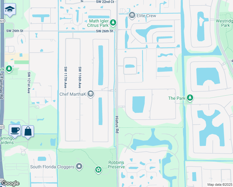 map of restaurants, bars, coffee shops, grocery stores, and more near in Sunrise