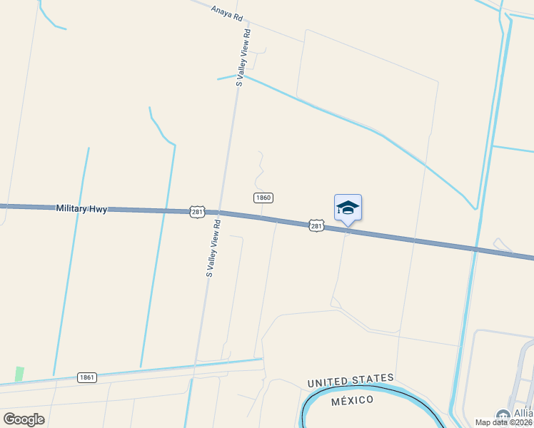 map of restaurants, bars, coffee shops, grocery stores, and more near 470 West US Highway 281 in Donna