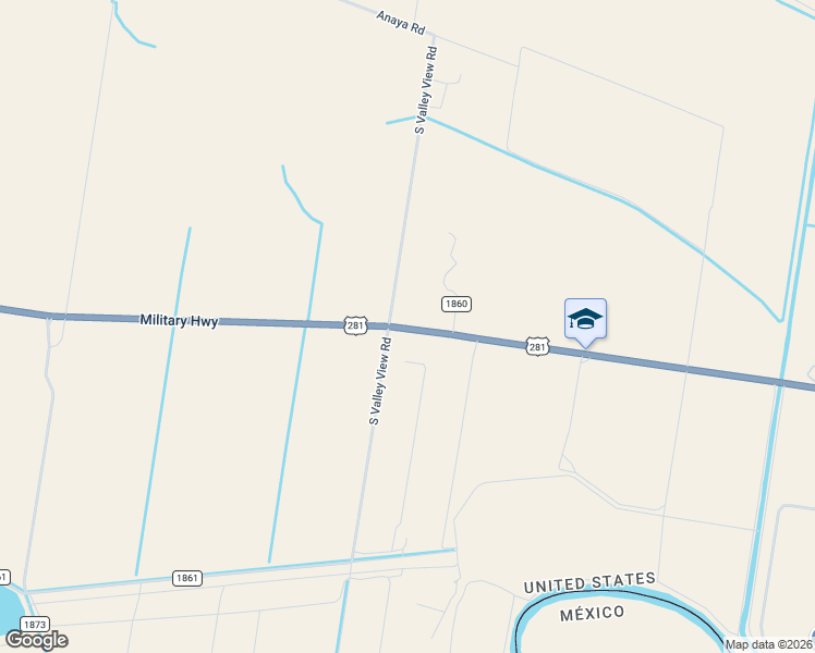 map of restaurants, bars, coffee shops, grocery stores, and more near 611 U.S. 281 in Donna