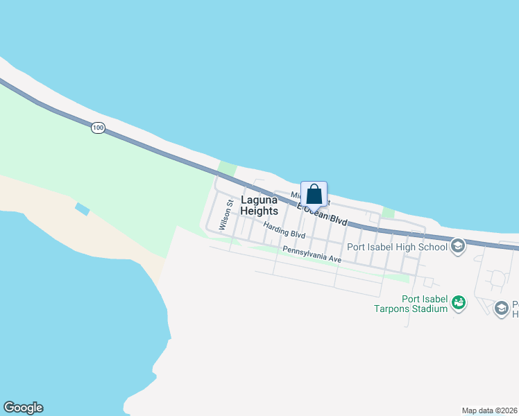 map of restaurants, bars, coffee shops, grocery stores, and more near in Laguna Heights