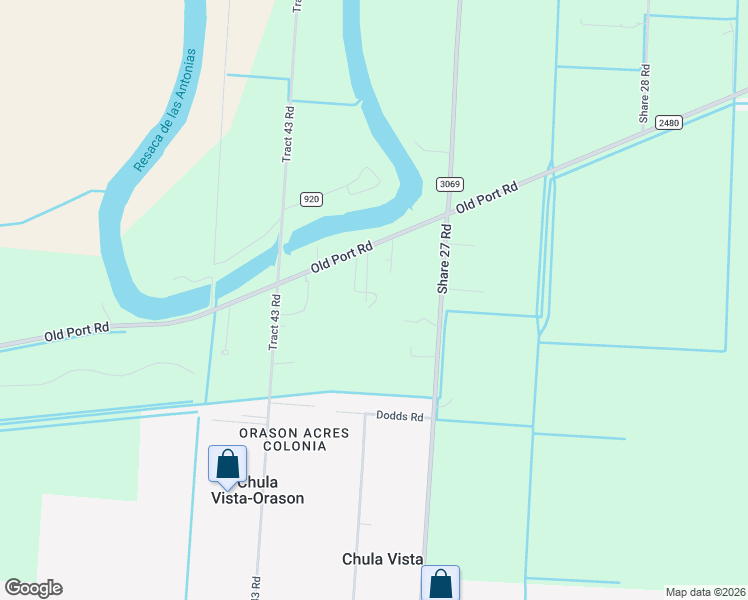map of restaurants, bars, coffee shops, grocery stores, and more near 36282 Fm 2480 in Los Fresnos