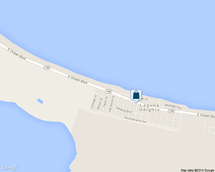 map of restaurants, bars, coffee shops, grocery stores, and more near 1210 Highway 100 in Laguna Heights