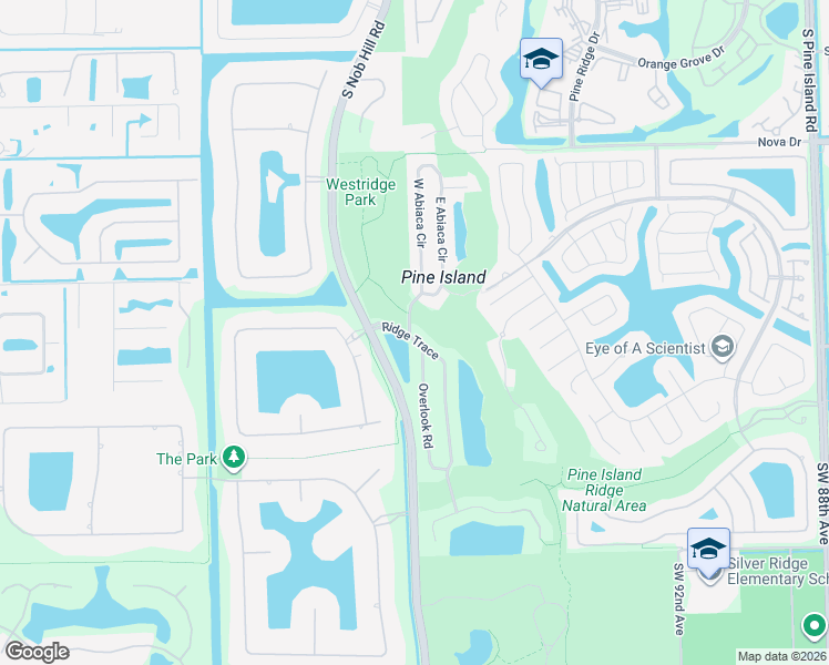 map of restaurants, bars, coffee shops, grocery stores, and more near 3030 Abiaca Circle in Davie